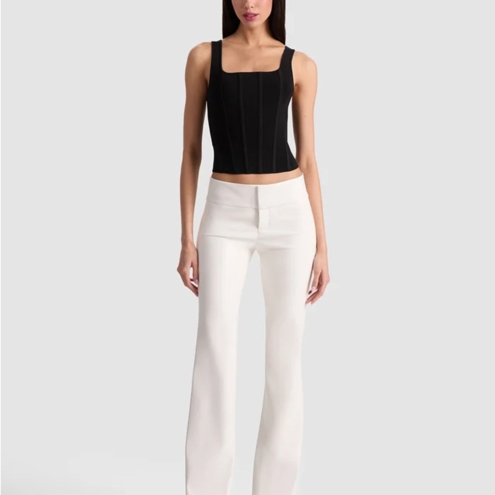 OLIVIA VEGAN BOOTCUT PANT